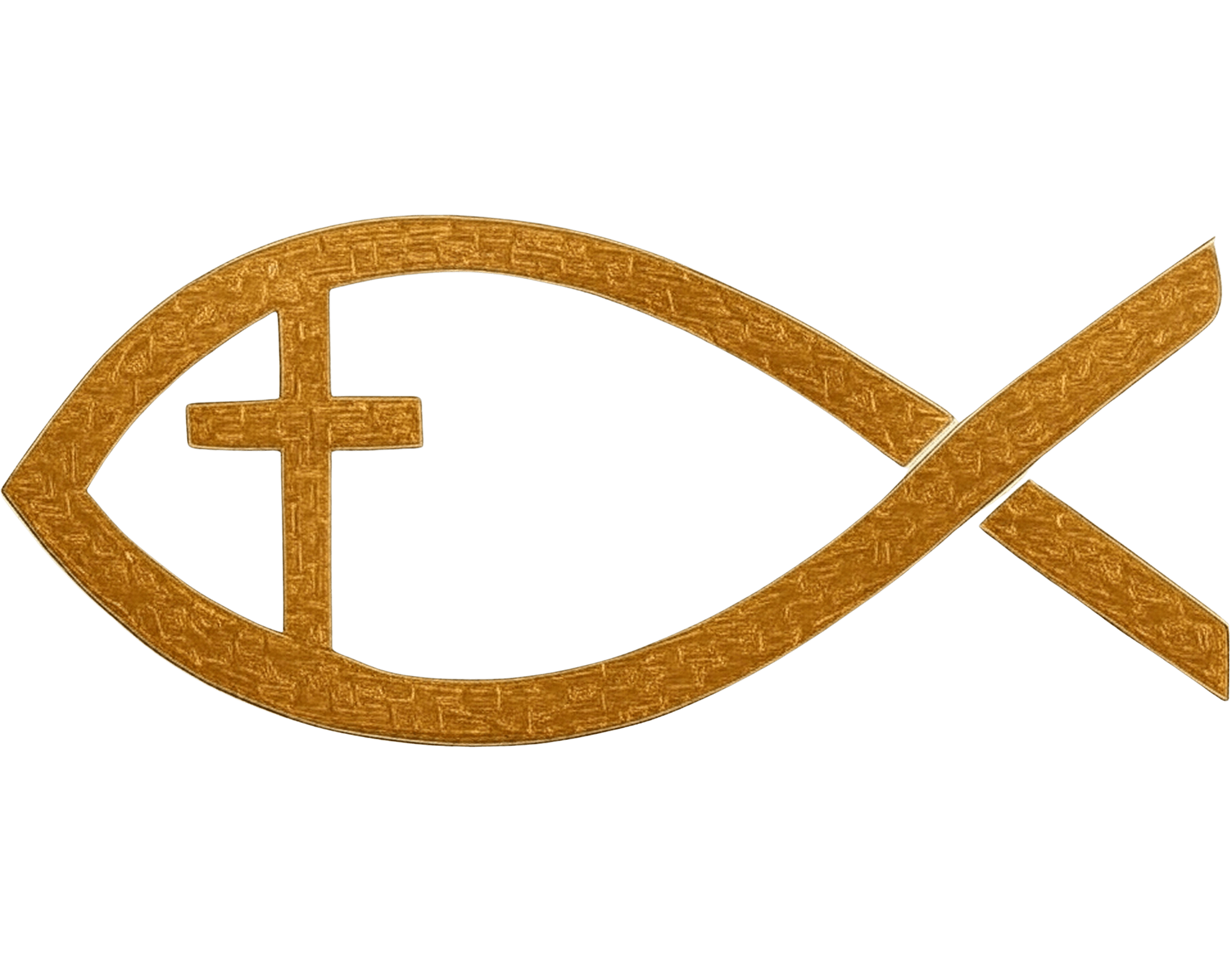 Christian Fish and Cross Logo