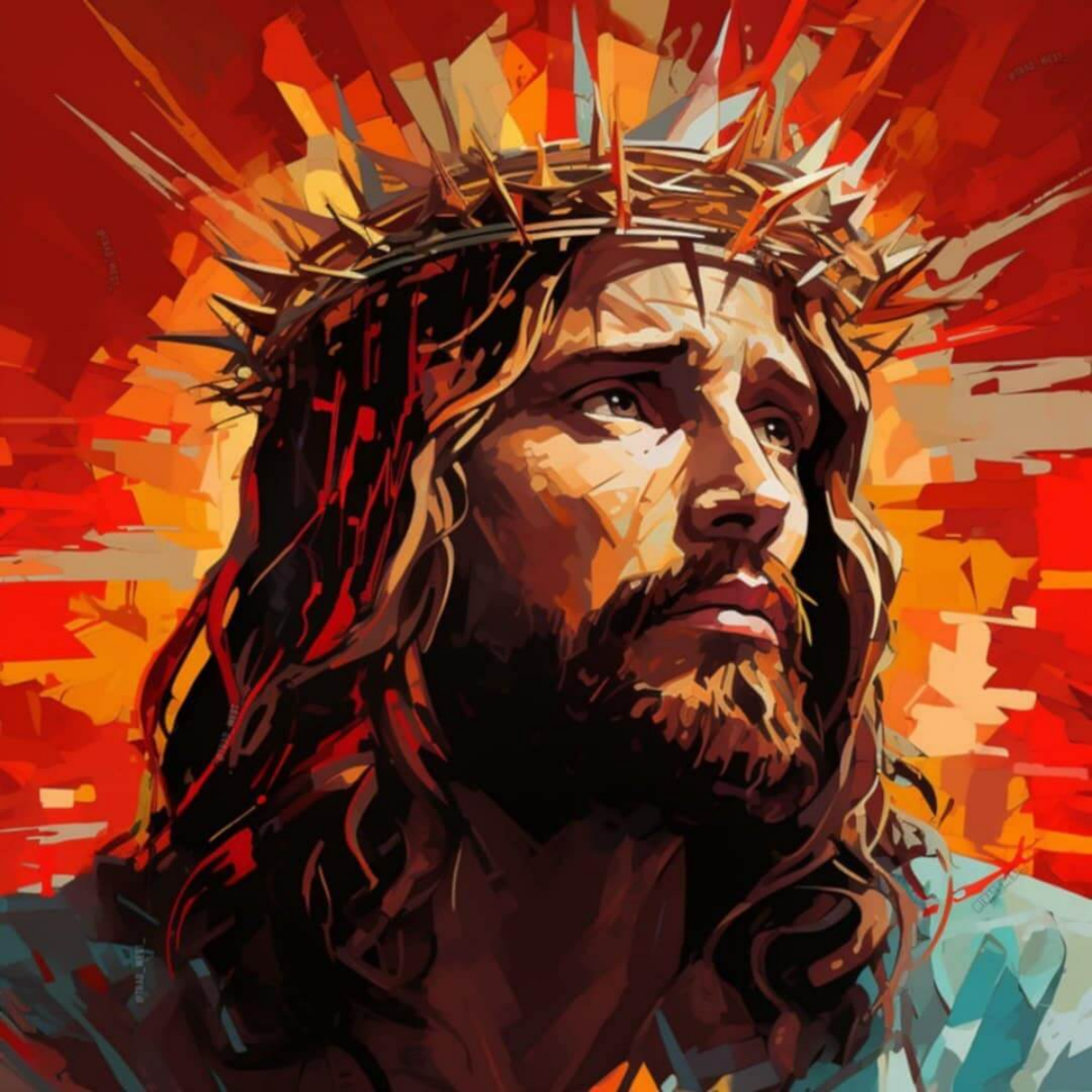 Jesus Christ with Crown of Thorns
